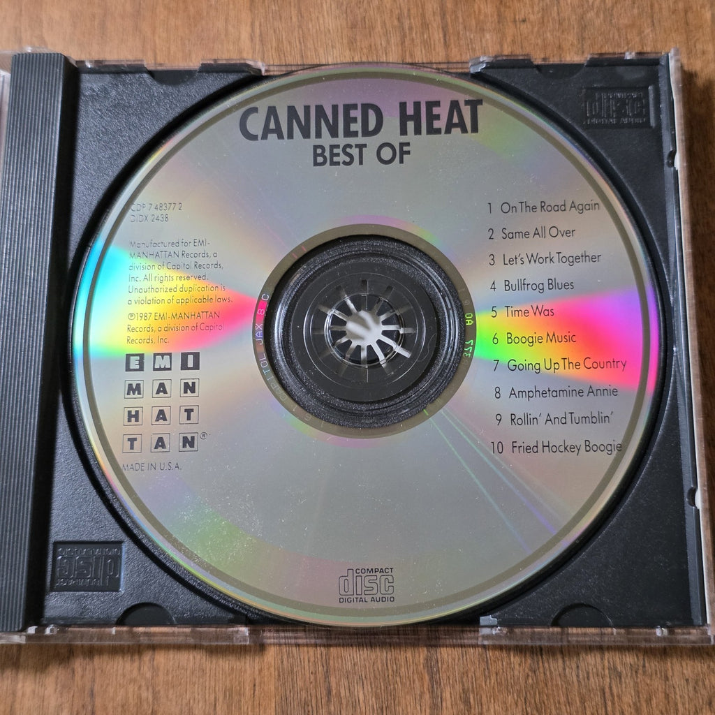 Canned Heat - The Best of Canned Heat CD Compilation 1989 Blues Rock
