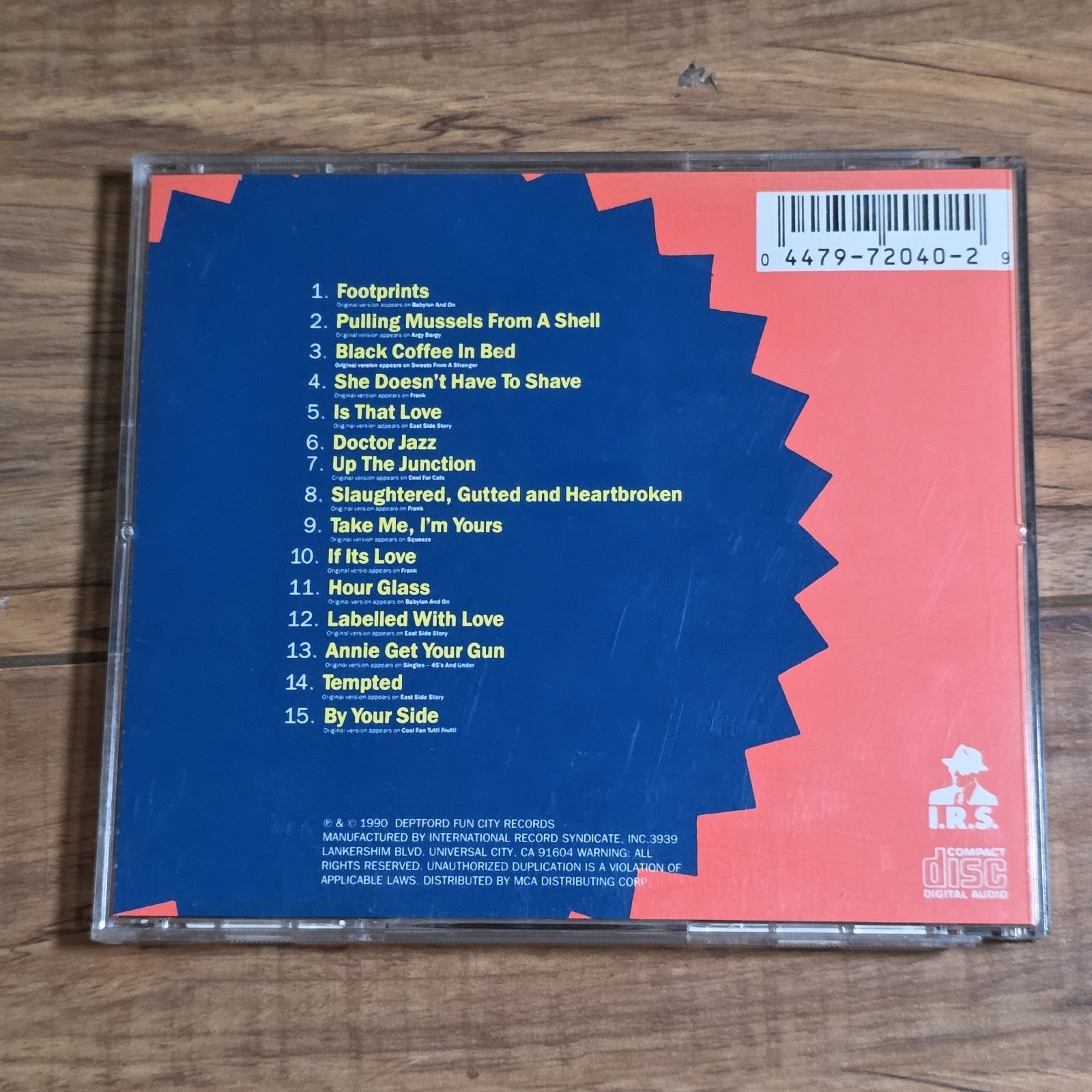 Squeeze - A Round And A Bout CD Live Album 1990 New Wave