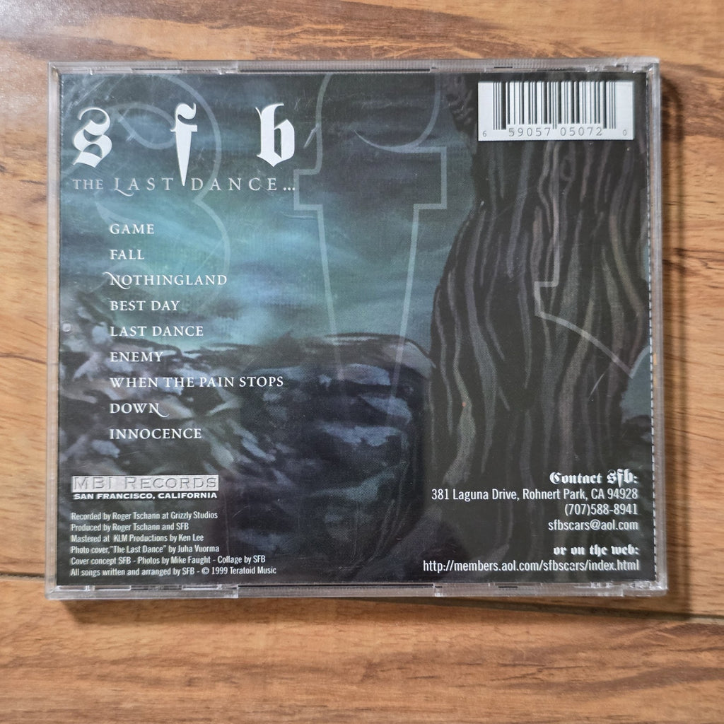 SFB - The Last Dance CD Album 1999 Heavy Metal Rare HTF