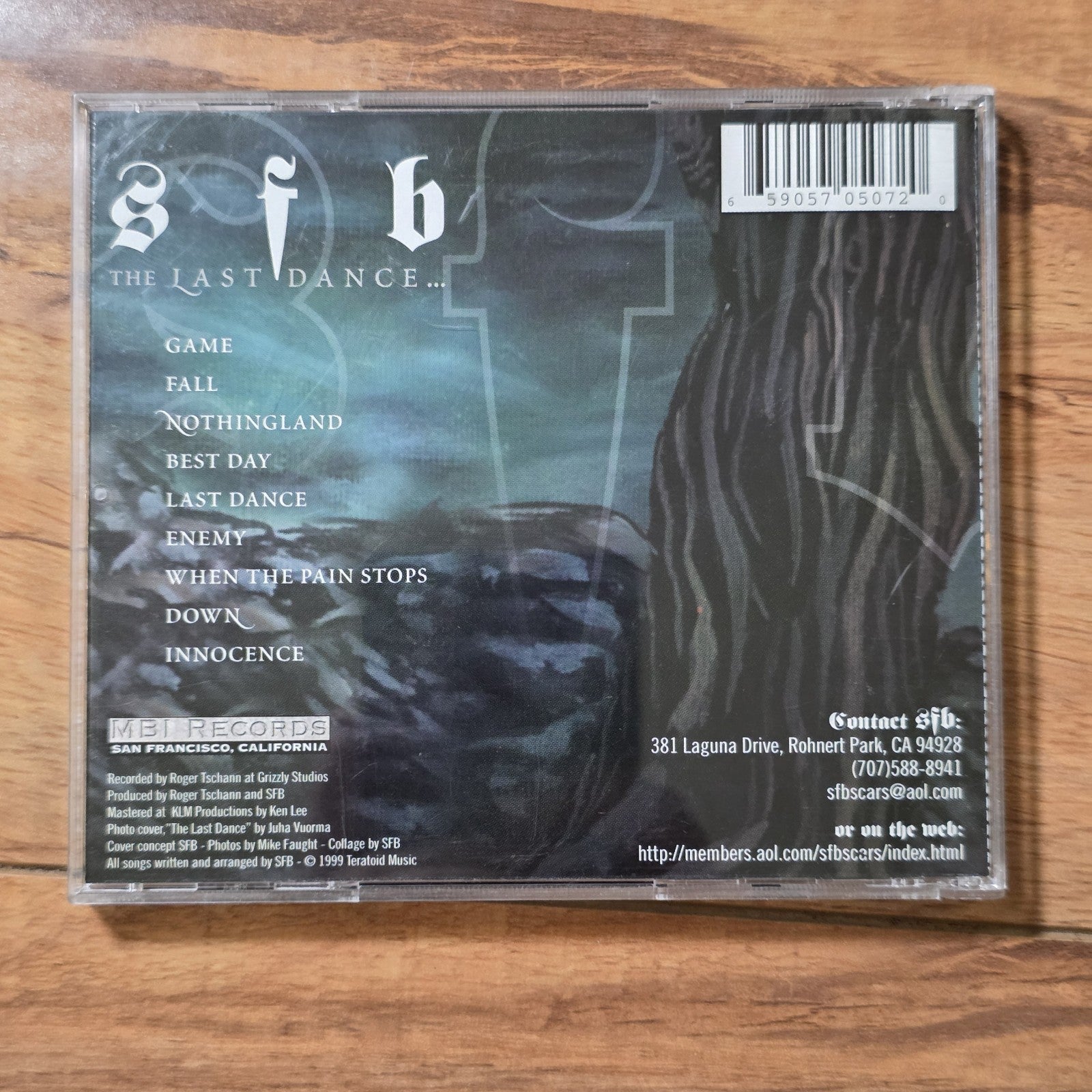 SFB - The Last Dance CD Album 1999 Heavy Metal Rare HTF