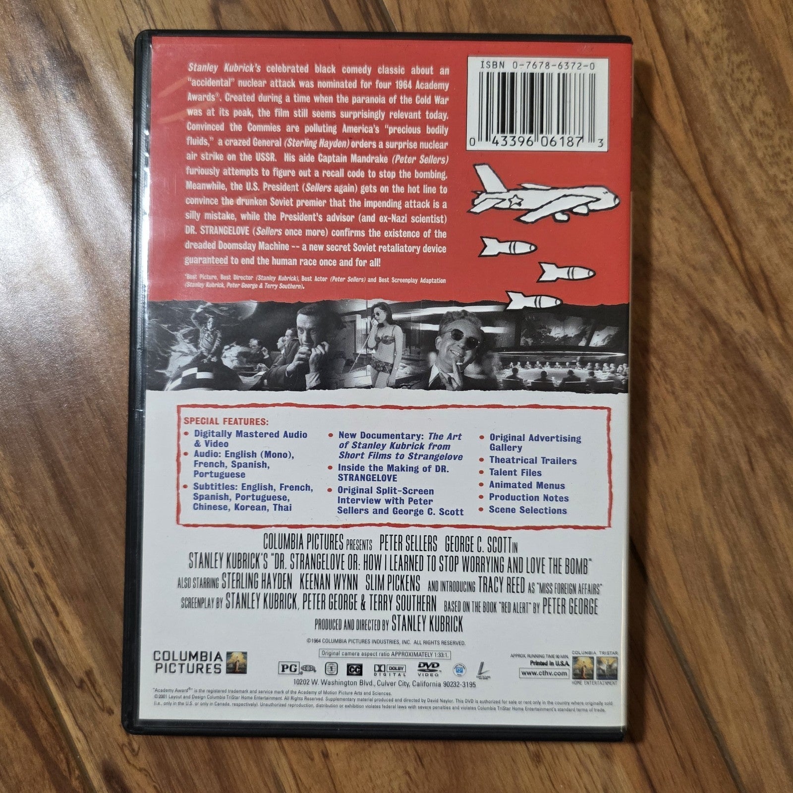 Dr Strangelove Special Edition DVD Stanley Kubrick Peter Sellers Cold War