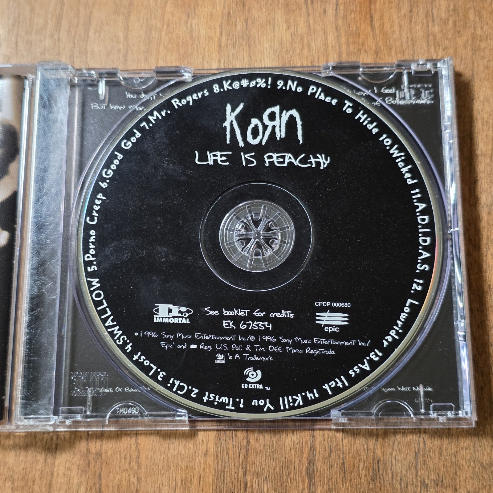 Korn - Life Is Peachy CD Album 1996 Nu Metal
