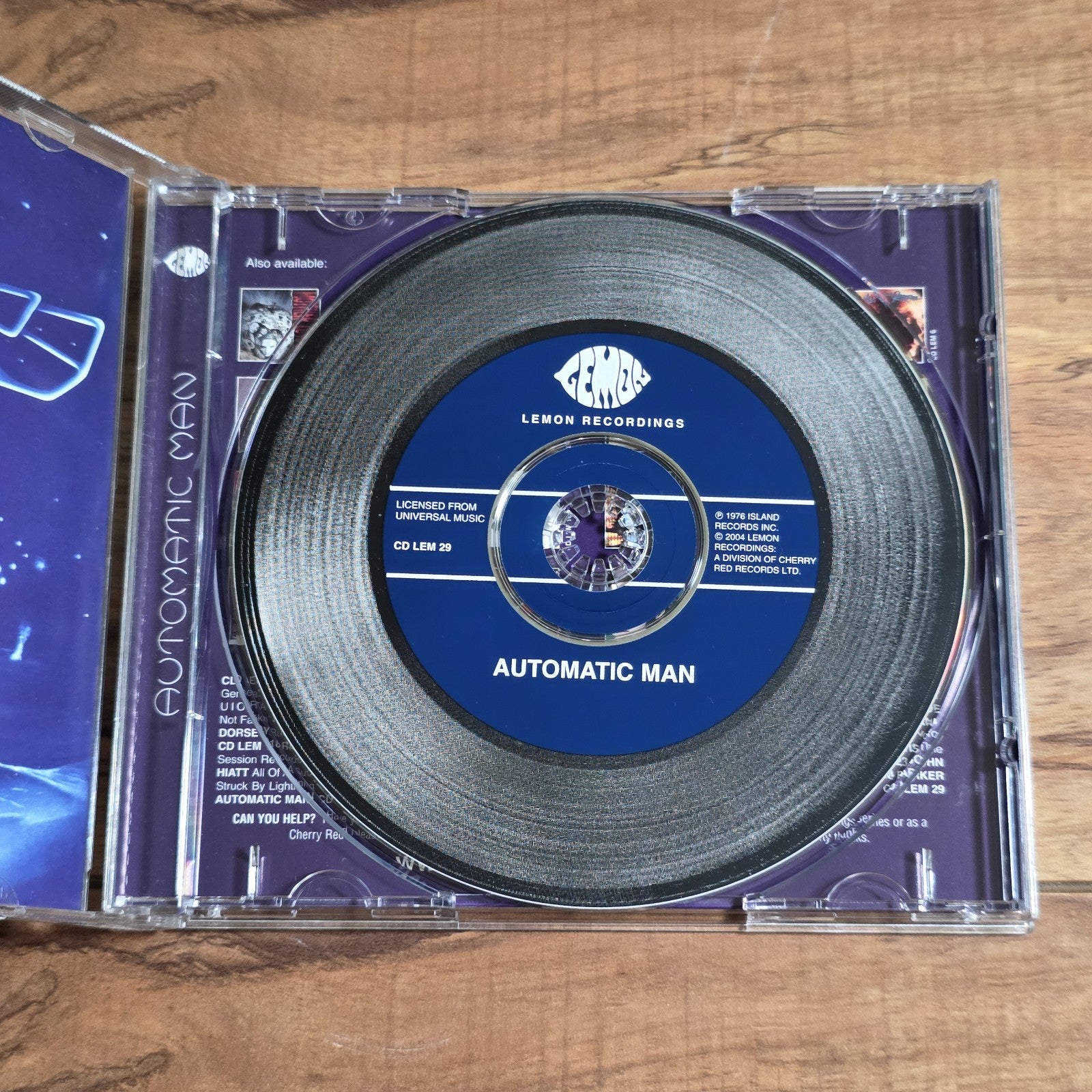 Automatic Man - Self-Titled CD Album Remaster Import Prog Rock Rare HTF