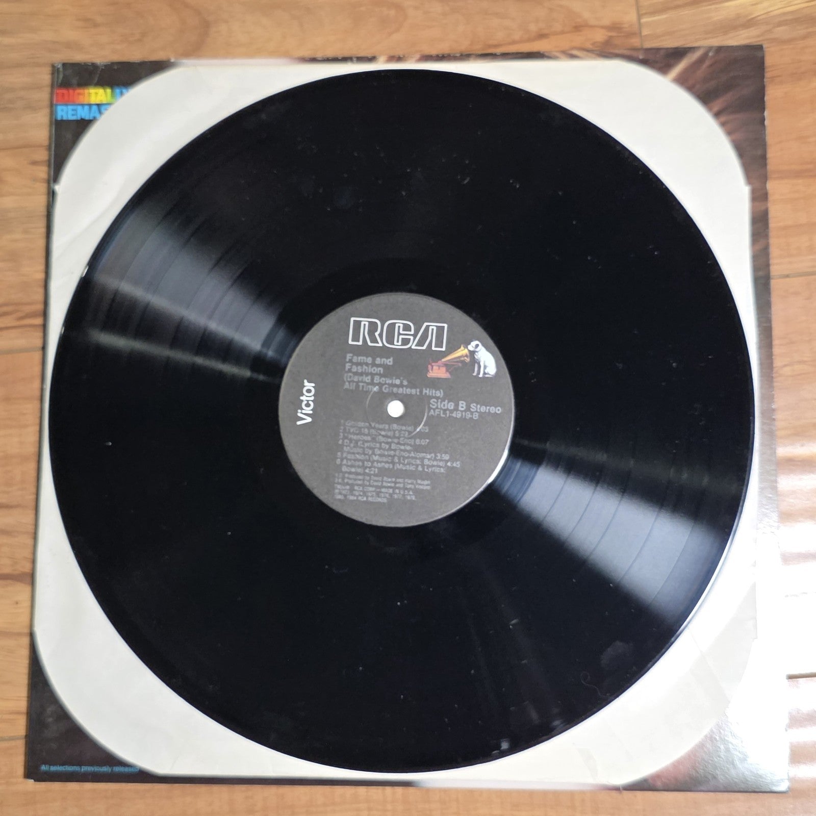 David Bowie - Fame and Fashion Vinyl 1984 Art Rock Greatest Hits LP VG Rare HTF