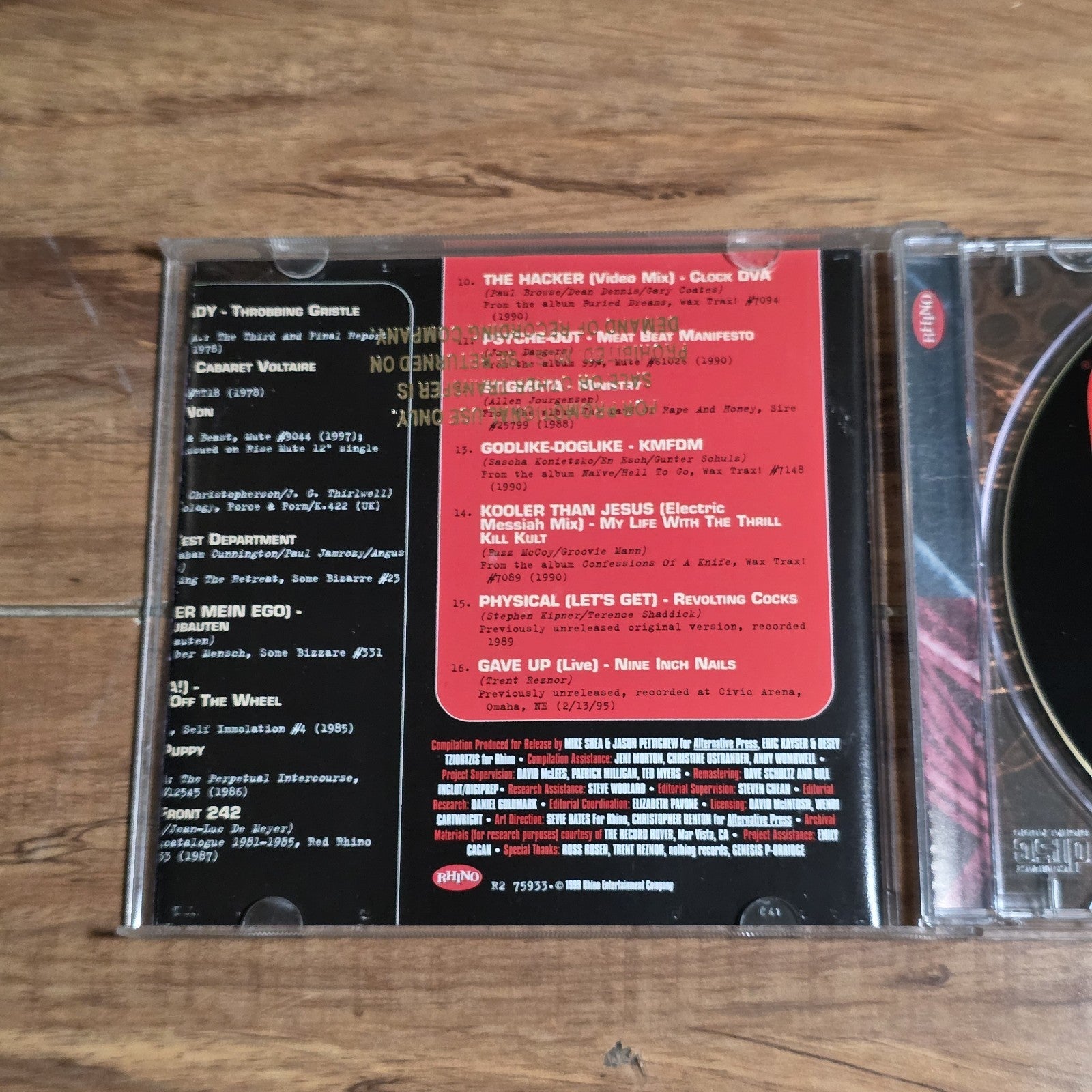 Industrial Strength Machine Music CD Compilation 1999 Rock HTF
