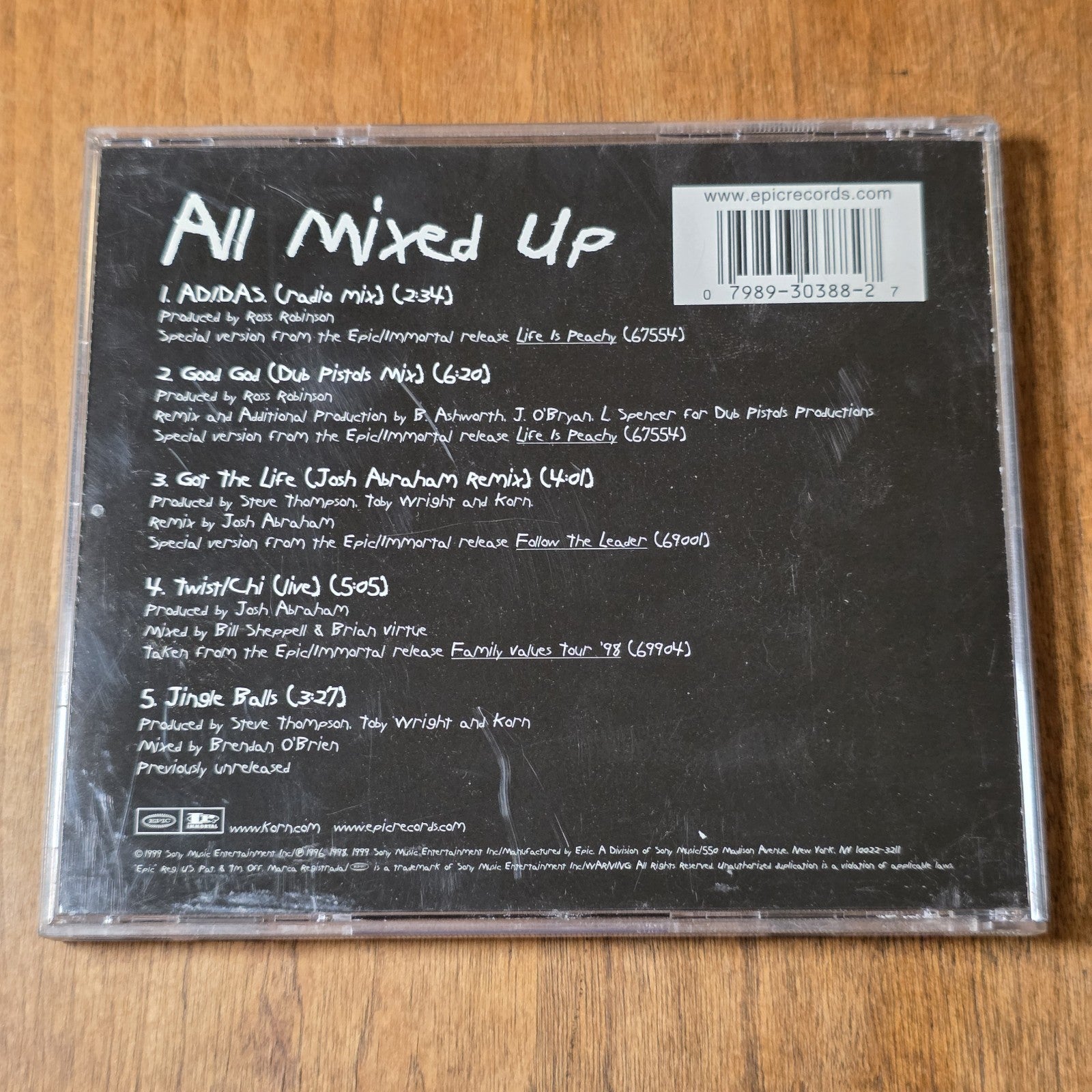 Korn - All Mixed Up CD EP 1999 Nu Metal