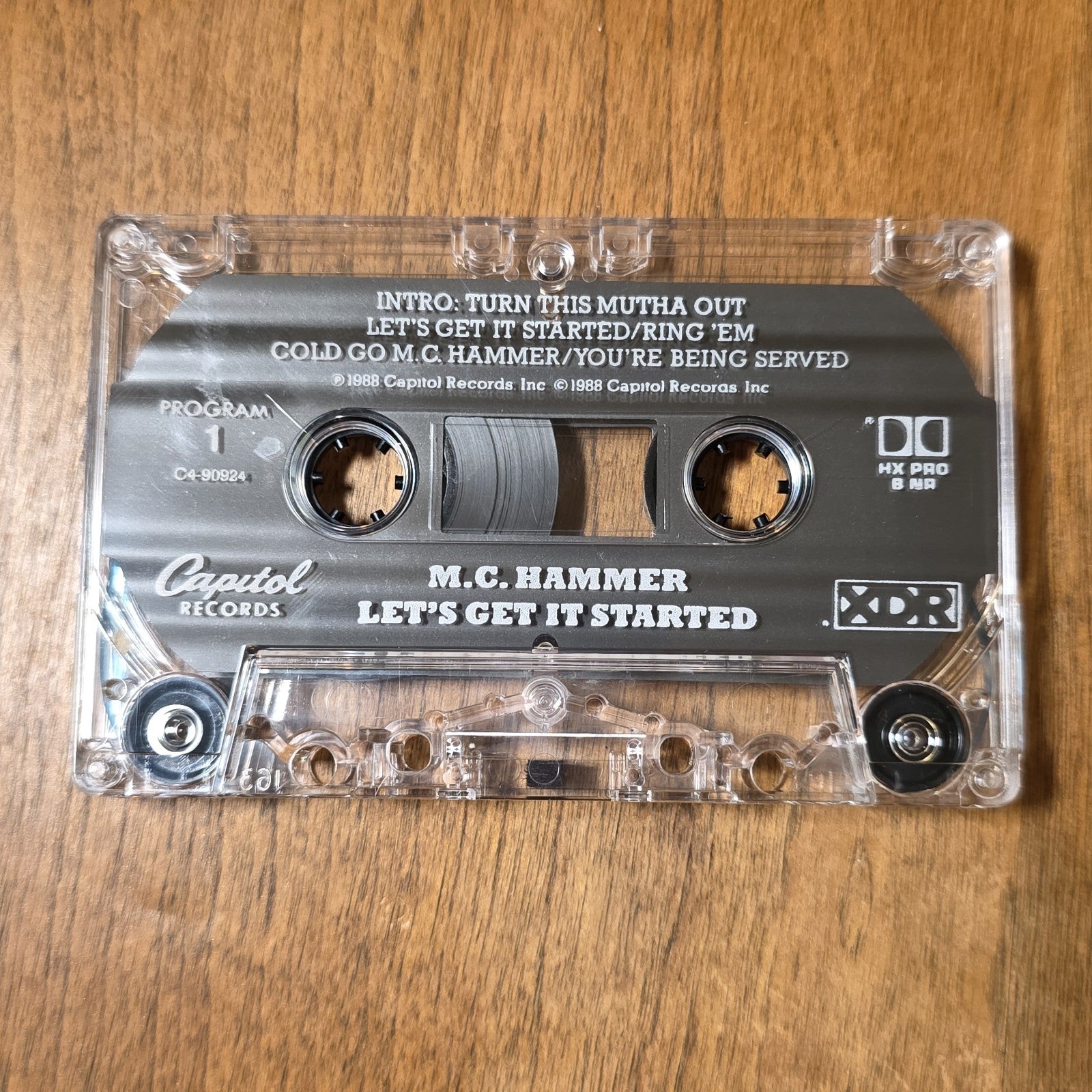 M.C. Hammer - Lets Get It Started Album 1988 Hip Hop Cassette