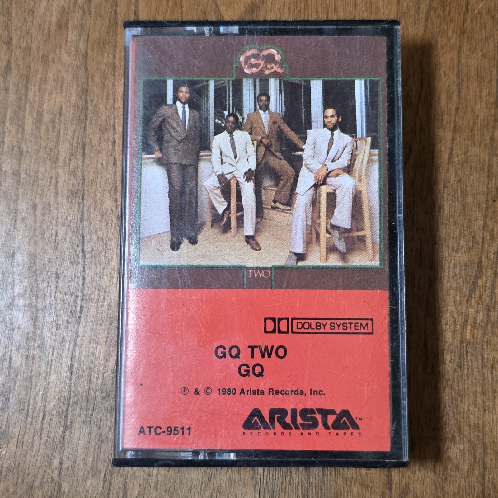 GQ - Two Album 1980 R&B Soul Funk Cassette Arista Records HTF