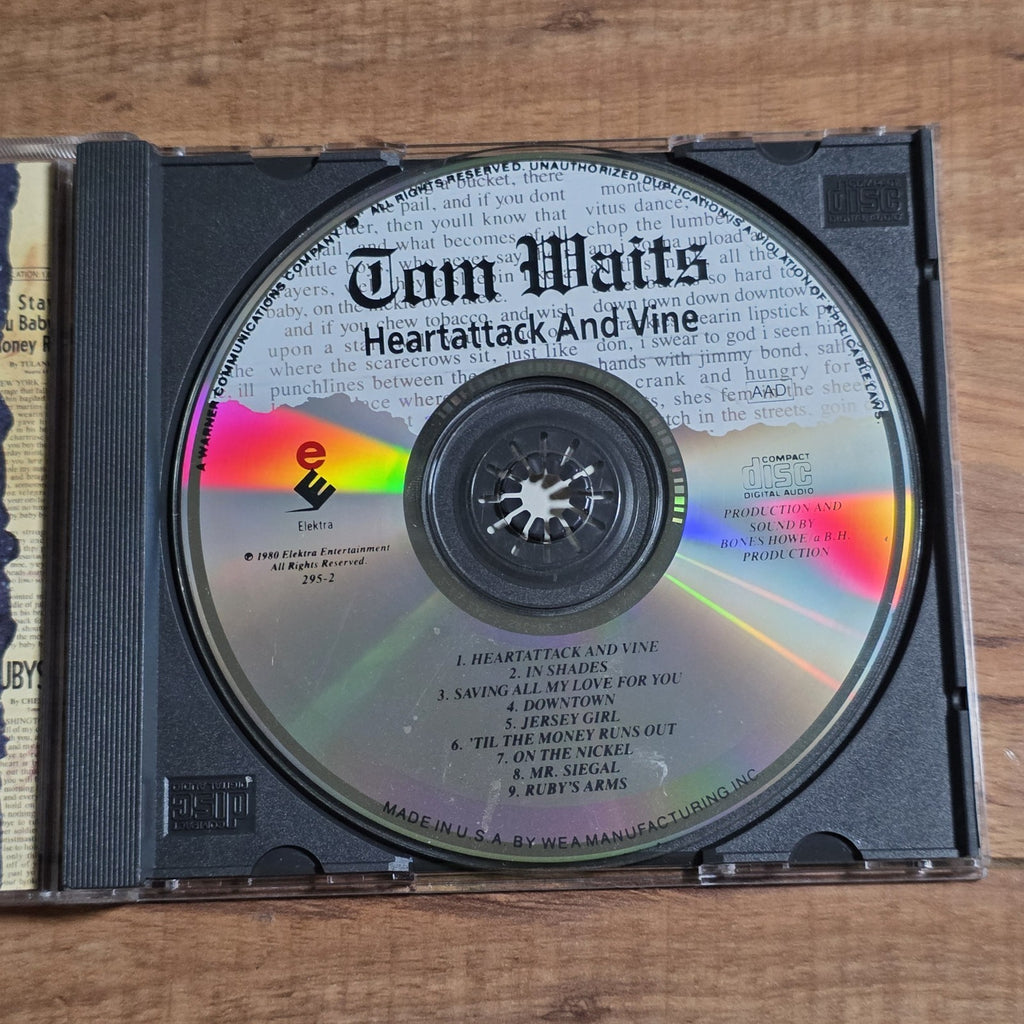 Tom Waits - Heartattack and Vine CD Album 1980 Blues Rock