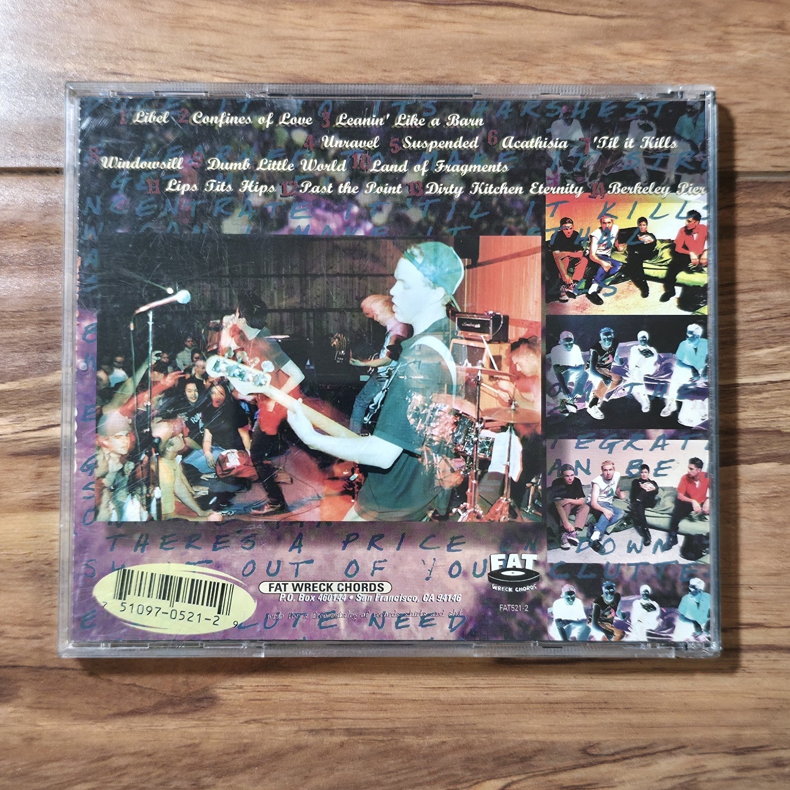 Tilt - Till It Kills CD Album 1995 Punk Rock