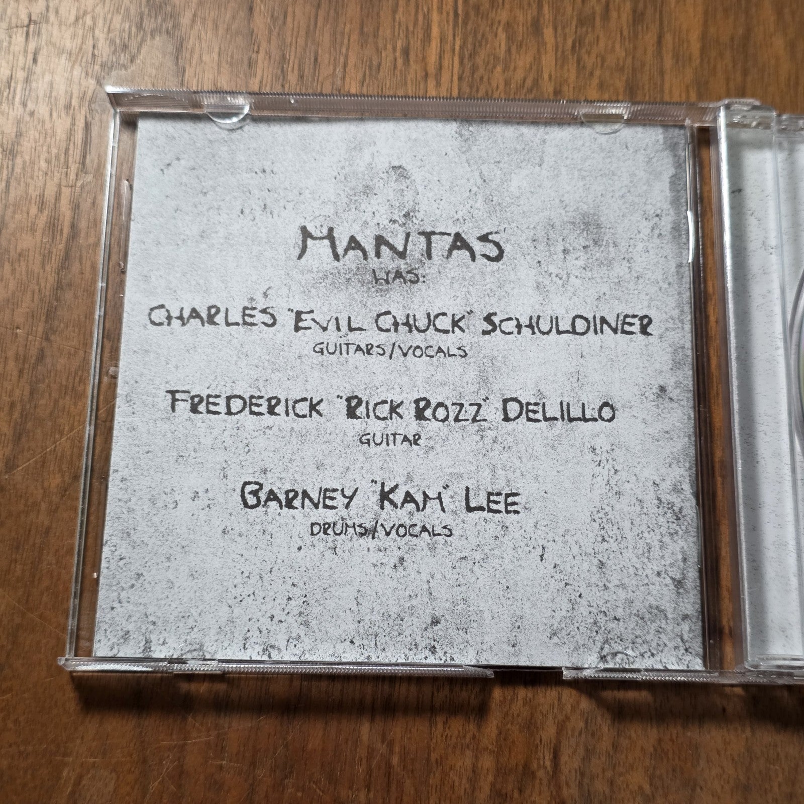 Mantas - Death By Metal CD Album 2012 Death Metal