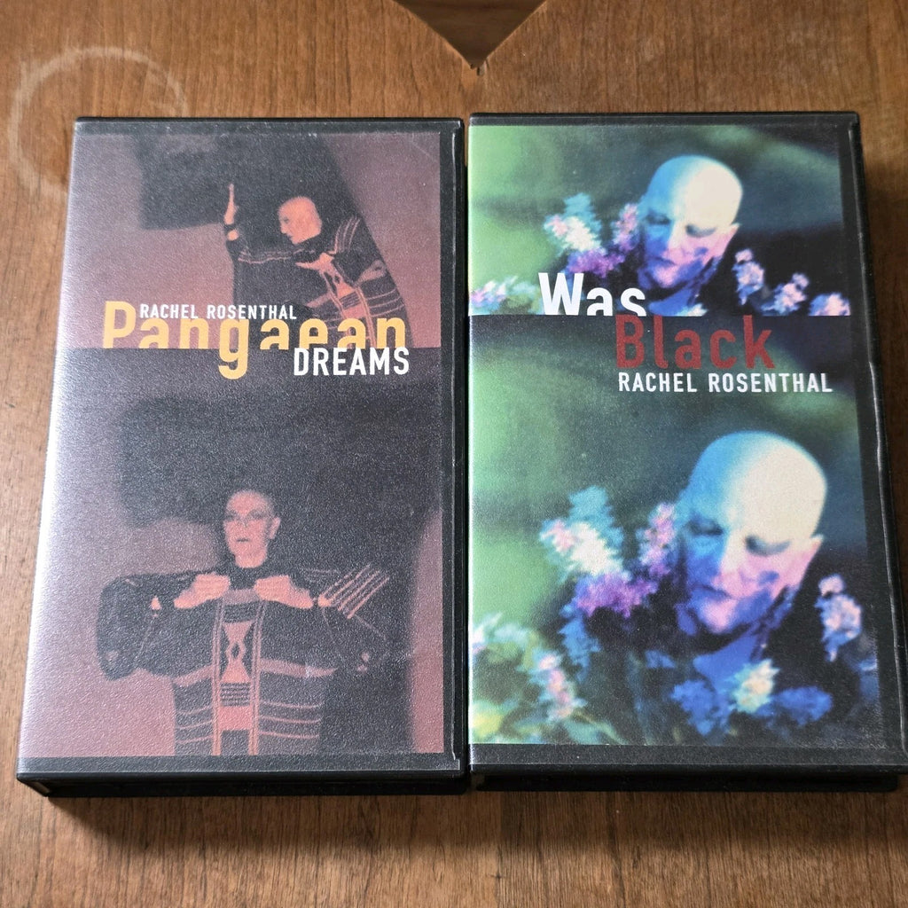 Rachel Rosenthal Was Black Pangaean Dreams VHS Lot 1986 Performance Art Rare HTF