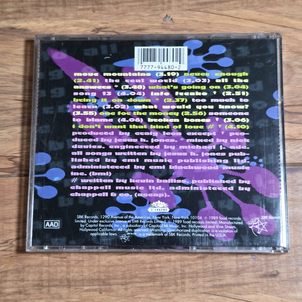 Jesus Jones - Liquidizer CD Album 1989 Alternative Rock