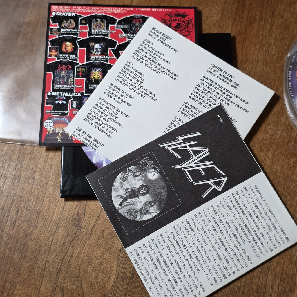Slayer - Live Undead CD Album 1984 Thrash Metal Japan Import Obi Rare HTF