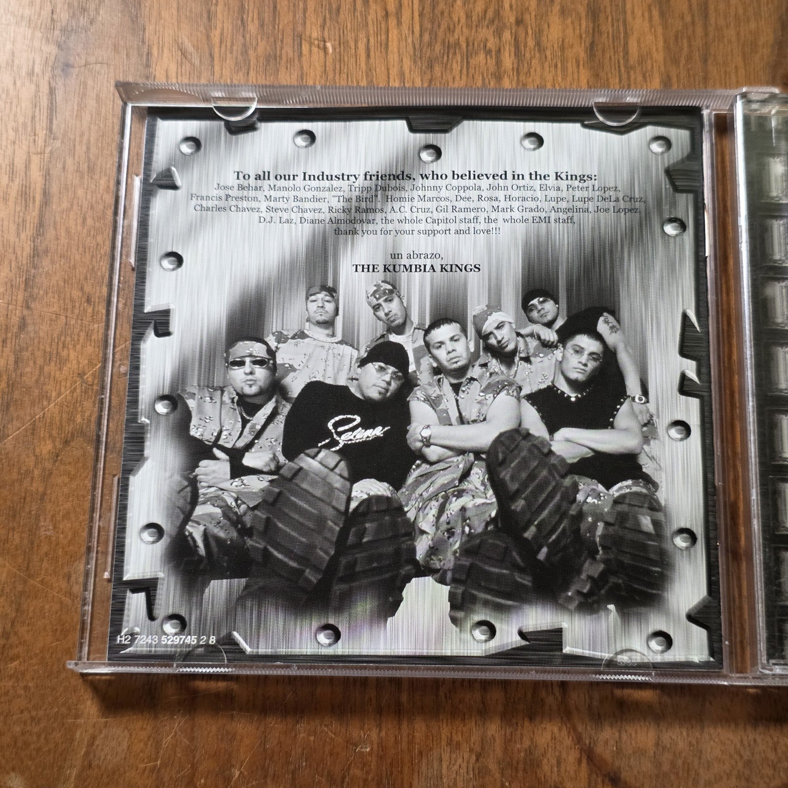 AB Quintanilla y Los Kumbia Kings - Shhh! CD Album 2001 Latin Pop Cumbia