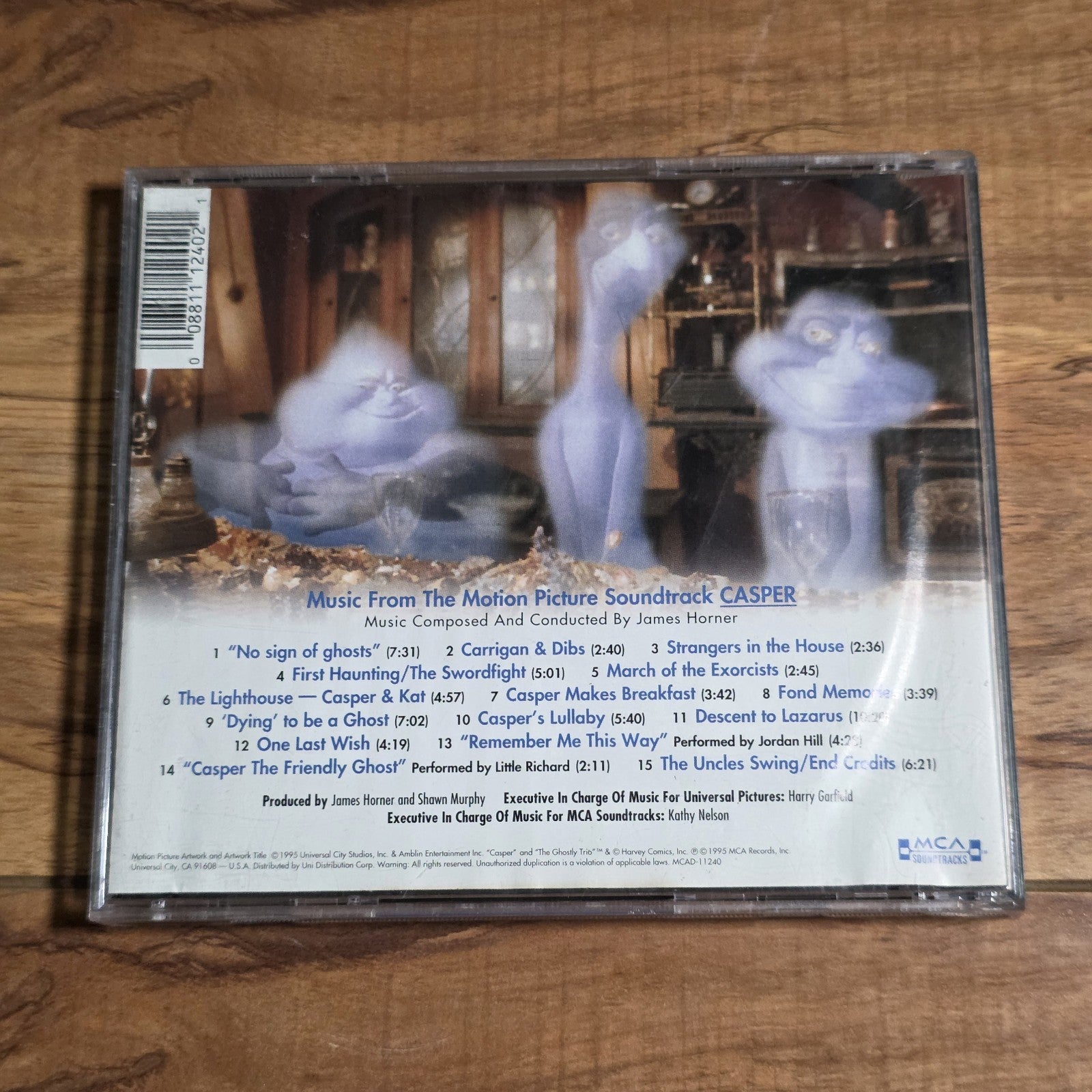 James Horner - Casper Music From The Motion Picture Soundtrack CD 1995 Movie