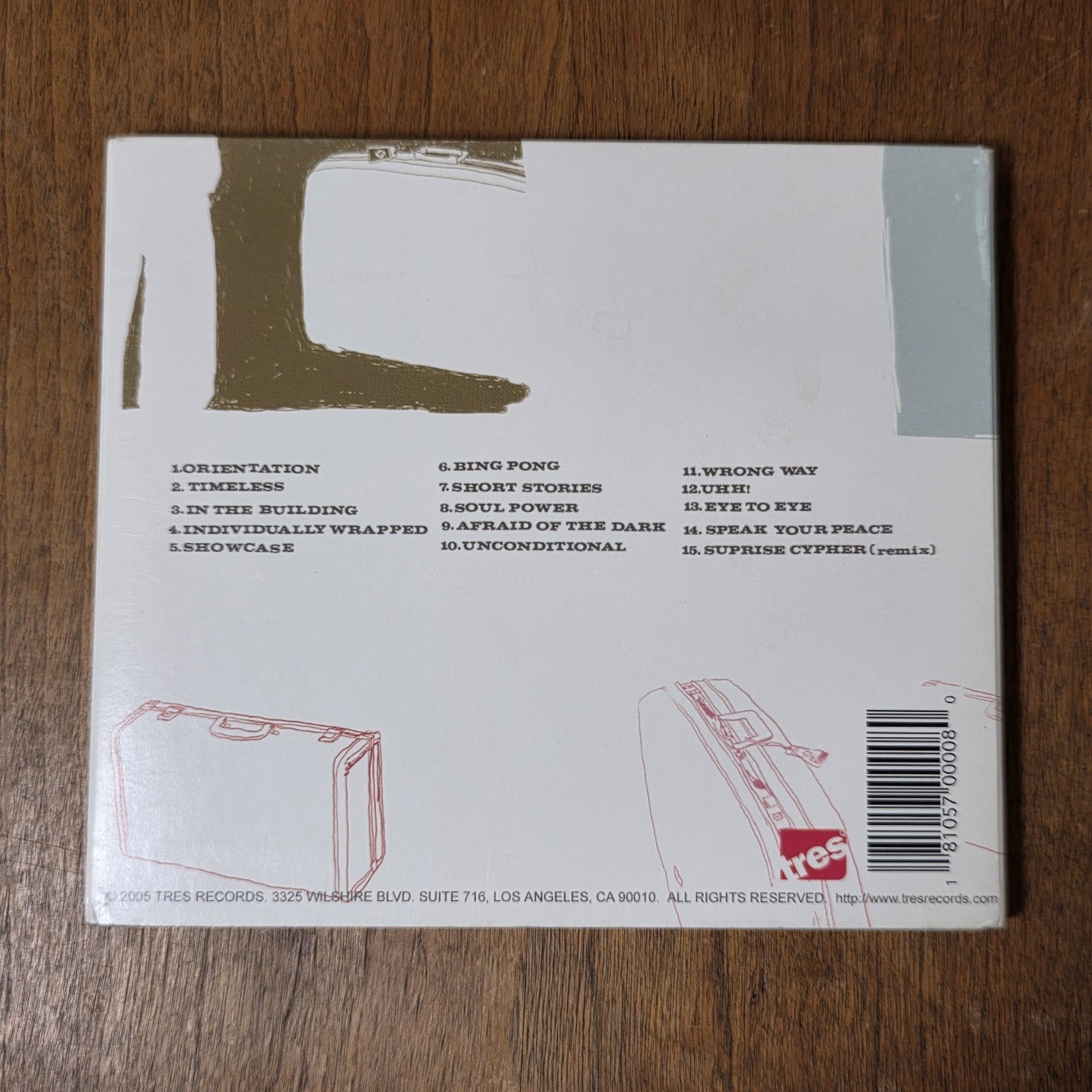 Lightheaded - Wrong Way CD 2005 Tres Records Underground Hip Hop Rap Rare HTF