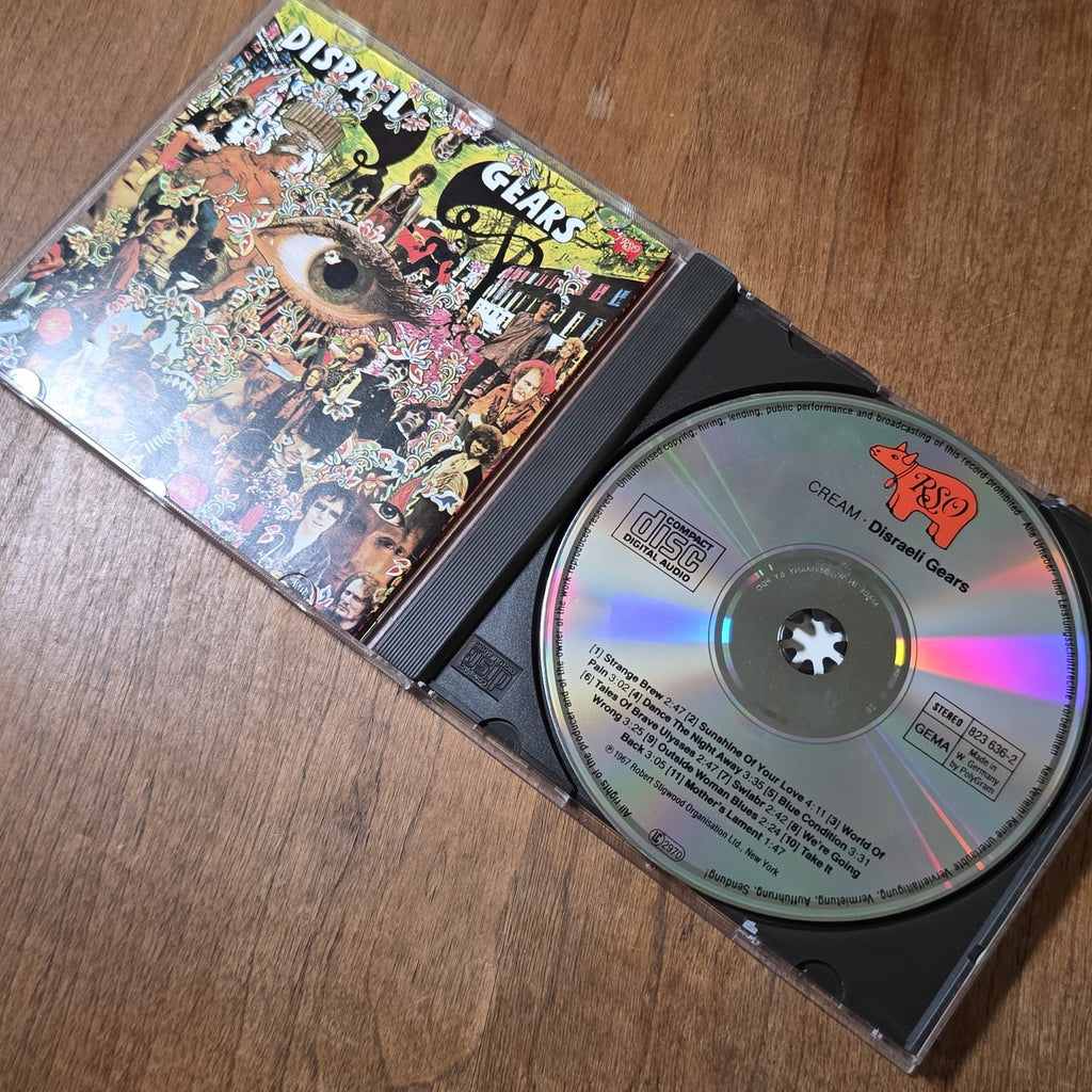 Cream - Disraeli Gears CD Album 1986 Classic Rock West Germany Pressing HTF