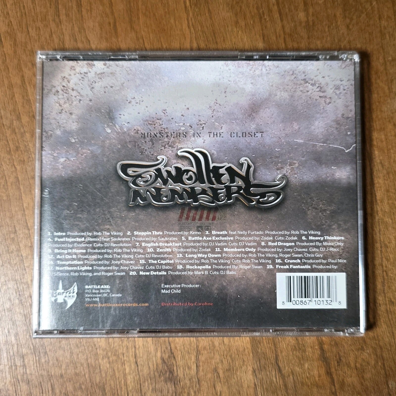 Swollen Members - Monsters In The Closet CD Album 2002 Battle Axe Hip Hop Rap