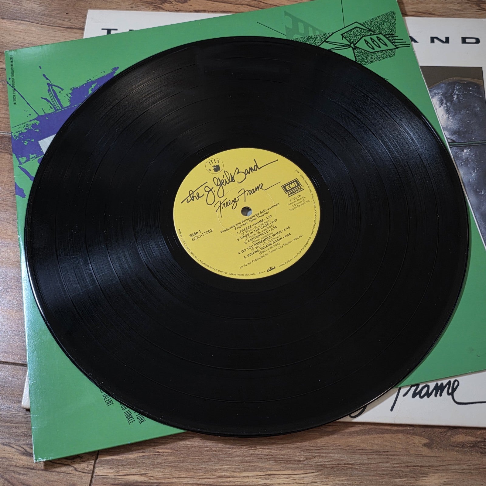 The J Geils Band - Freeze Frame Album 1981 Rock Vinyl LP 12" VG+