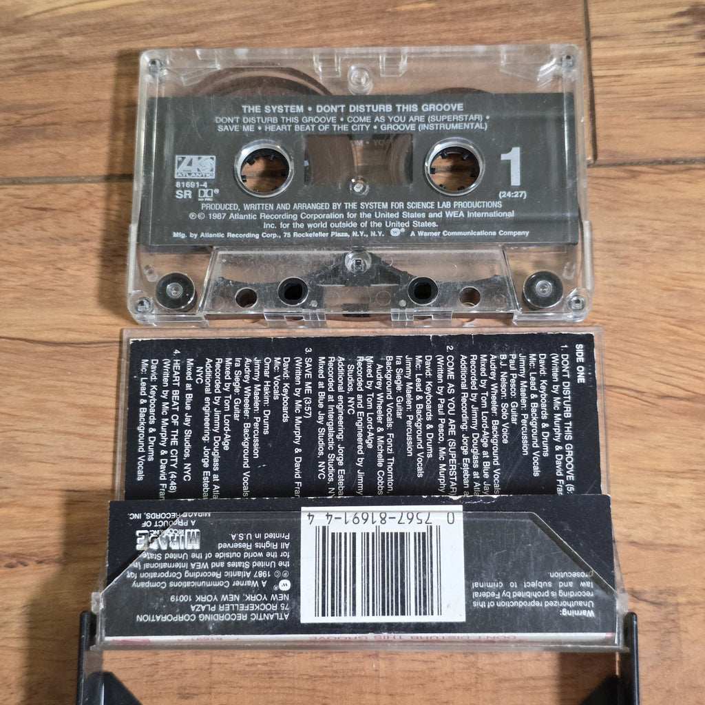 The System - Don't Disturb This Groove Cassette Album 1987 R&B Soul Synth-Pop