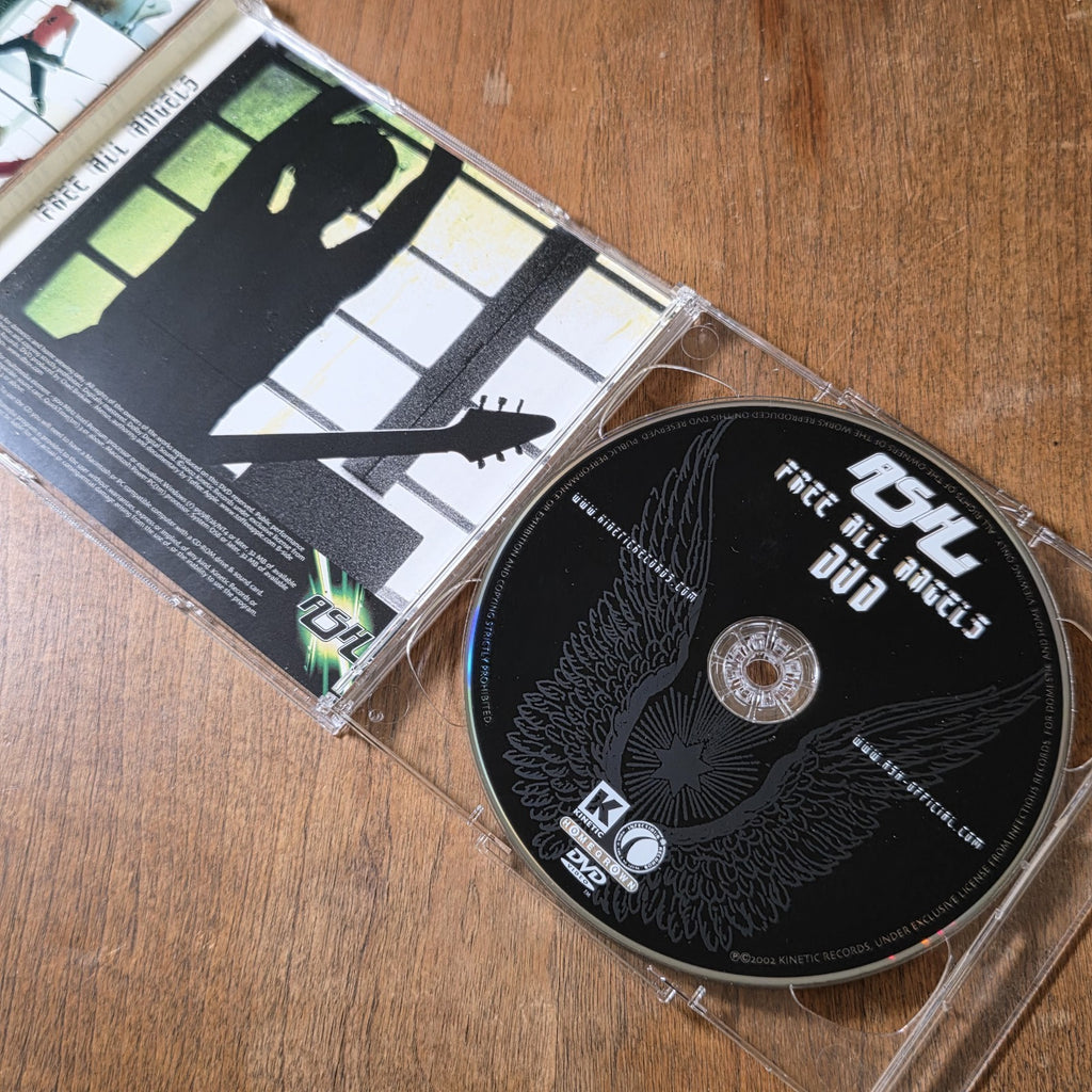 Ash - Free All Angels CD DVD Set 2001 Pop Punk Alternative Rock Very Good
