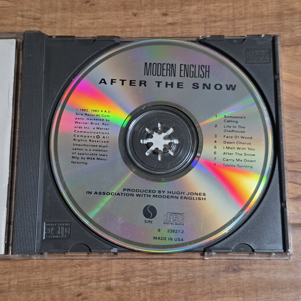 Modern English - After The Snow CD Album 1982 New Wave