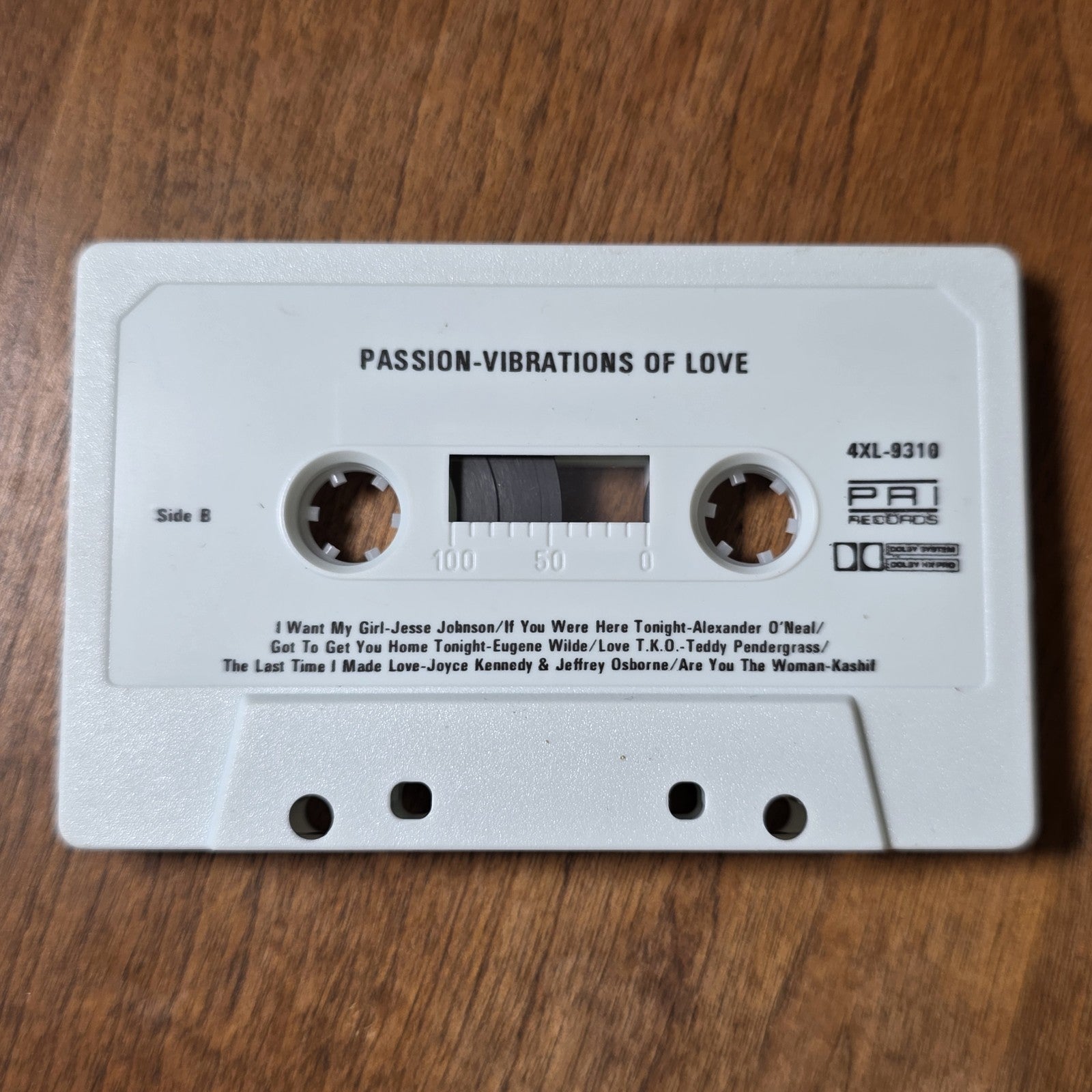 Passion: Vibrations Of Love - Various Artists Compilation 1985 R&B Soul Cassette