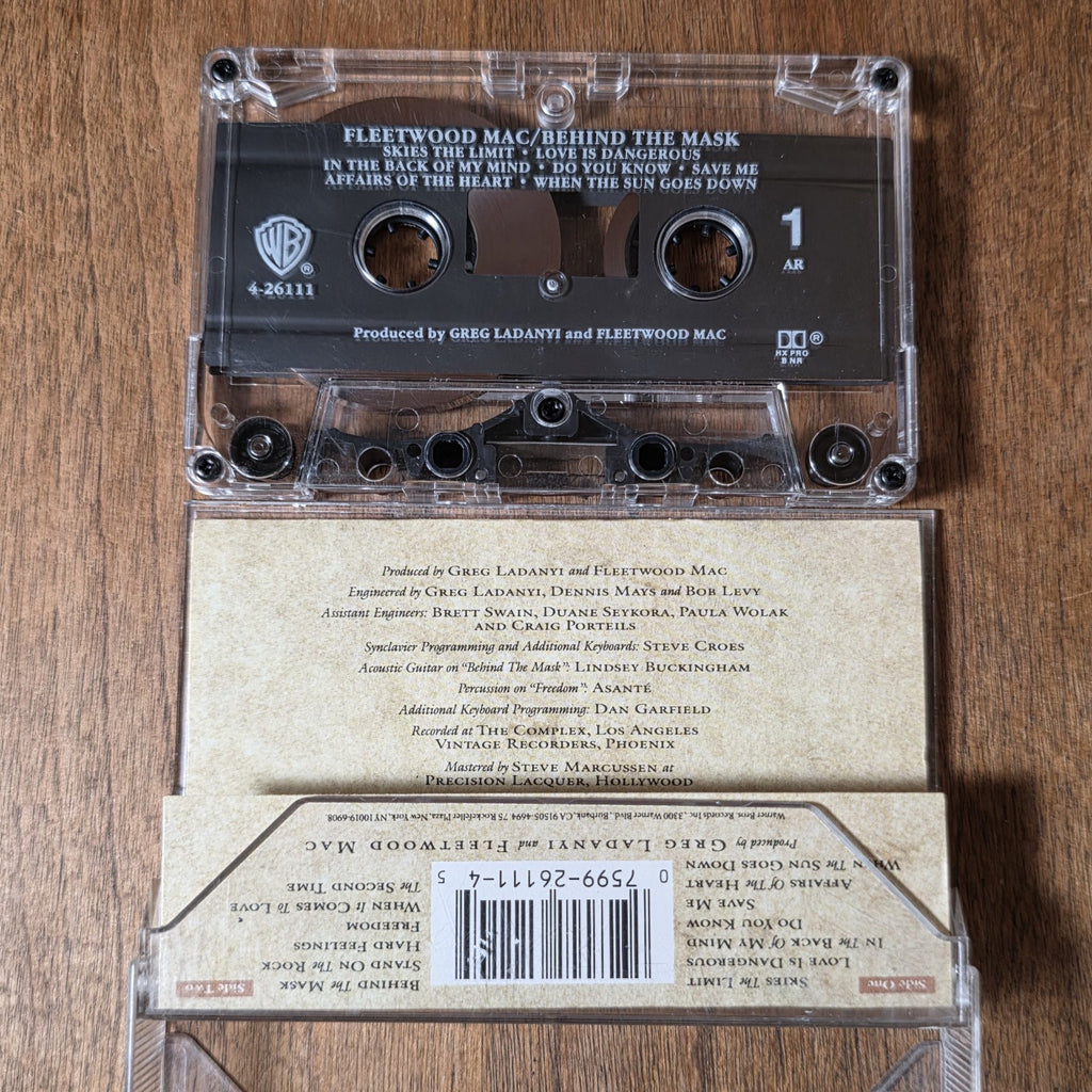Fleetwood Mac - Behind the Mask Cassette Album 1990 Pop Rock