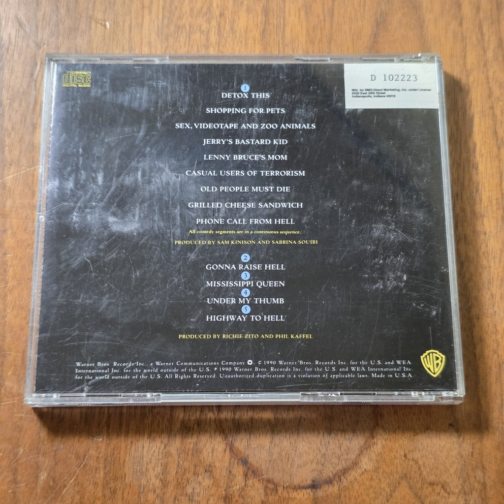 Sam Kinison - Leader of the Banned CD Album 1990 Comedy Rock
