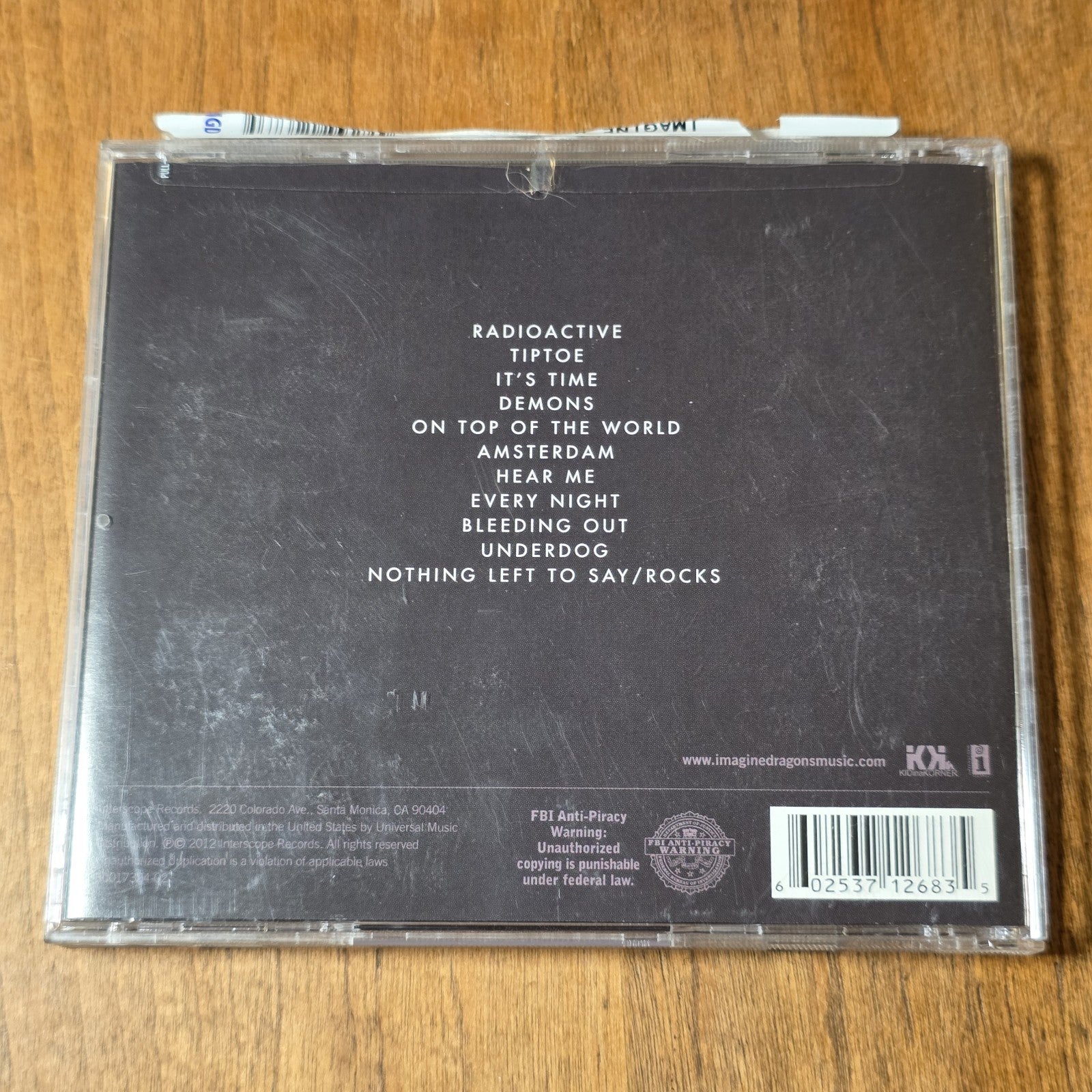 Imagine Dragons - Night Visions CD Album 2012 Alternative Rock