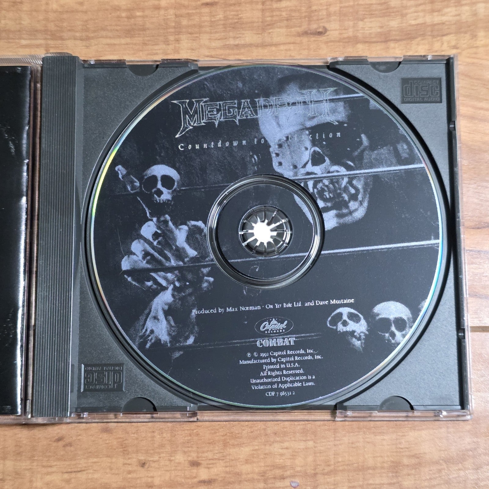 Megadeth - Countdown To Extinction CD Album 1992 Thrash Metal Capitol HTF