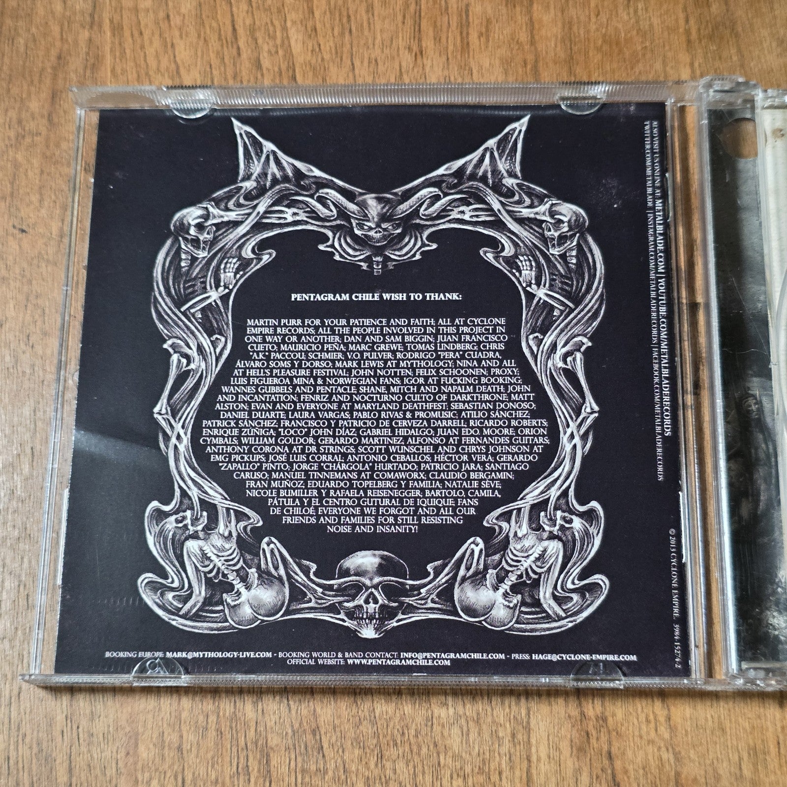 Pentagram Chile - The Malefice CD Album 2013 Death Metal HTF