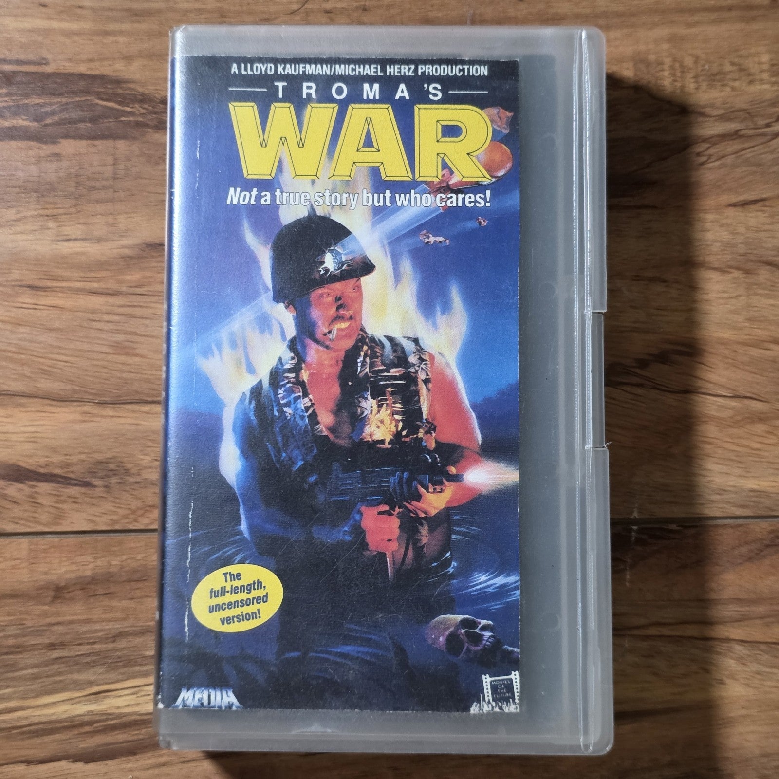 Troma's War VHS 1988 Cult Horror Comedy Troma Cut Box HTF