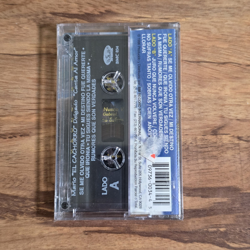 Mario El Cachorro Delgado - Cien Anos Cassette Album Norteño HTF Sealed New