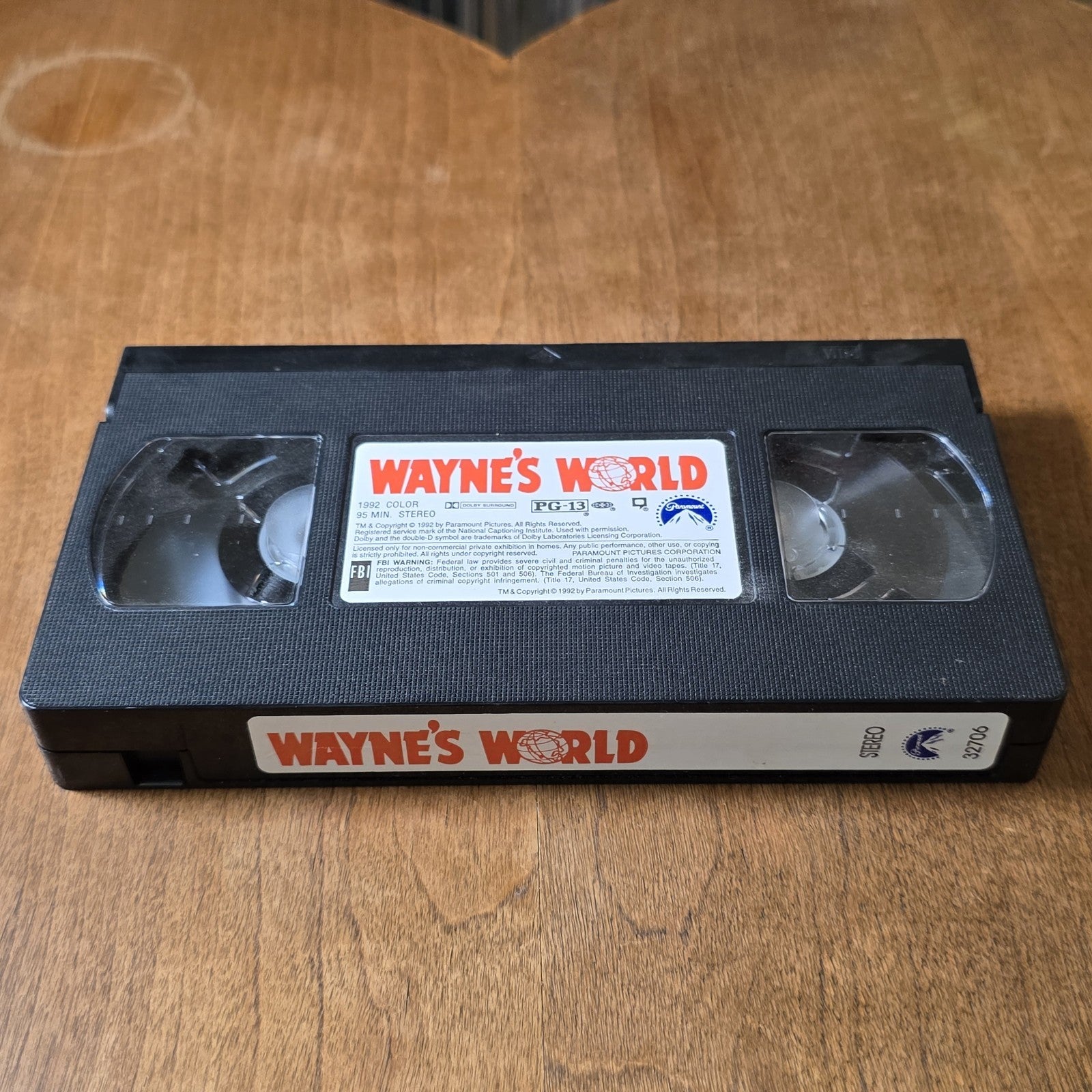 Wayne's World VHS 1992 Comedy Mike Myers SNL Cult Classic