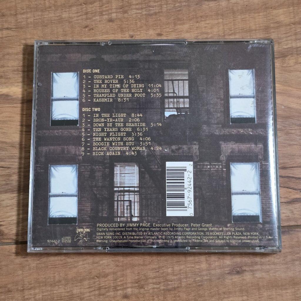 Led Zeppelin - Physical Graffiti CD Album 1994 Hard Rock Classic Rock