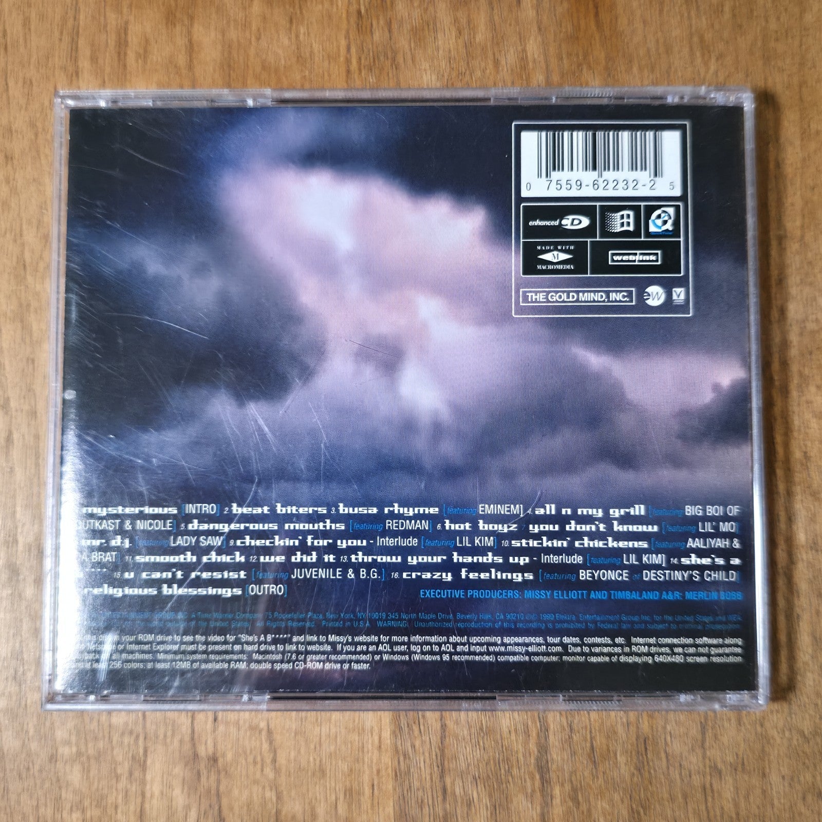 Missy Elliott - Da Real World CD Album 1999 Hip Hop