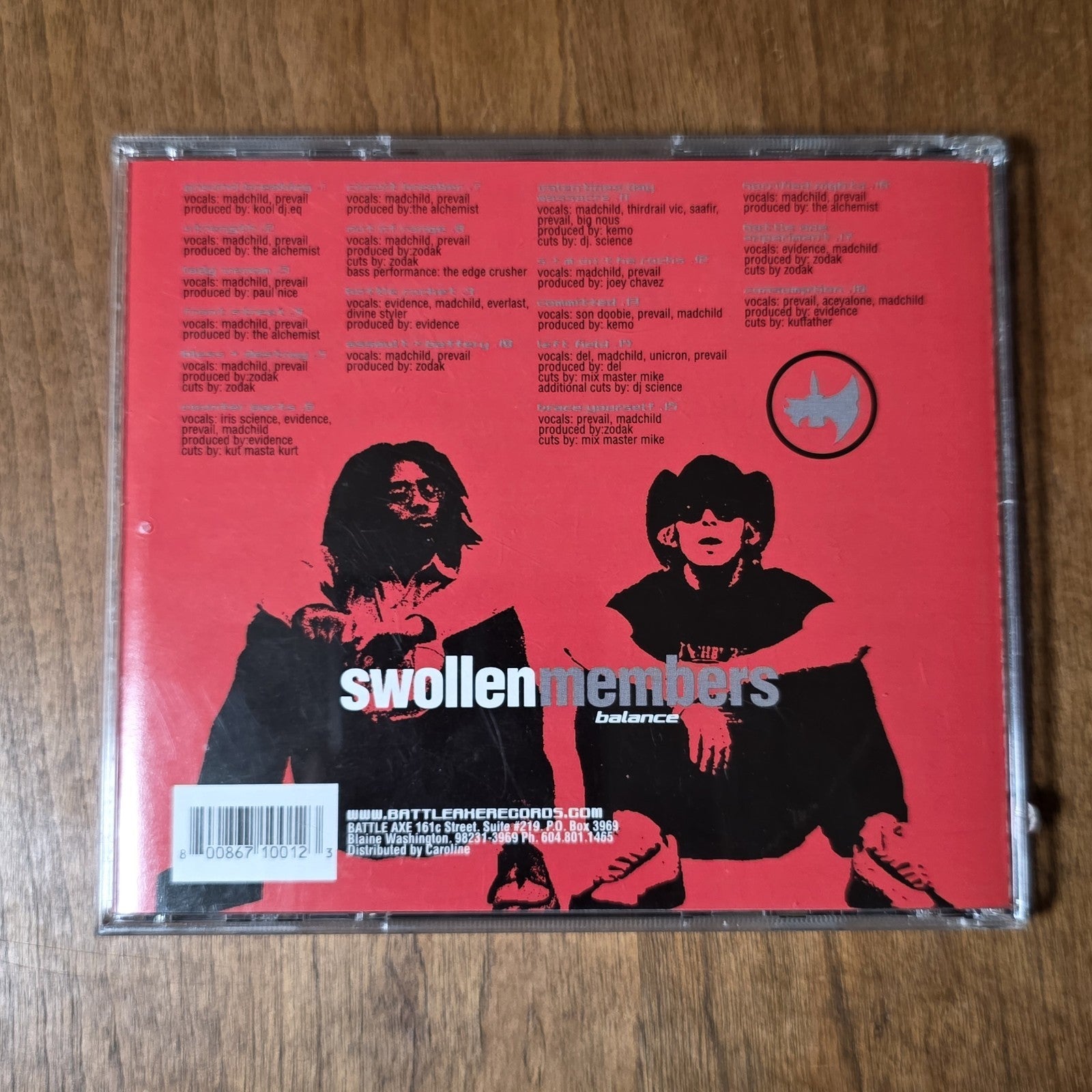 Swollen Members - Balance CD 1999 Battle Axe Madchild Hip Hop Rare HTF