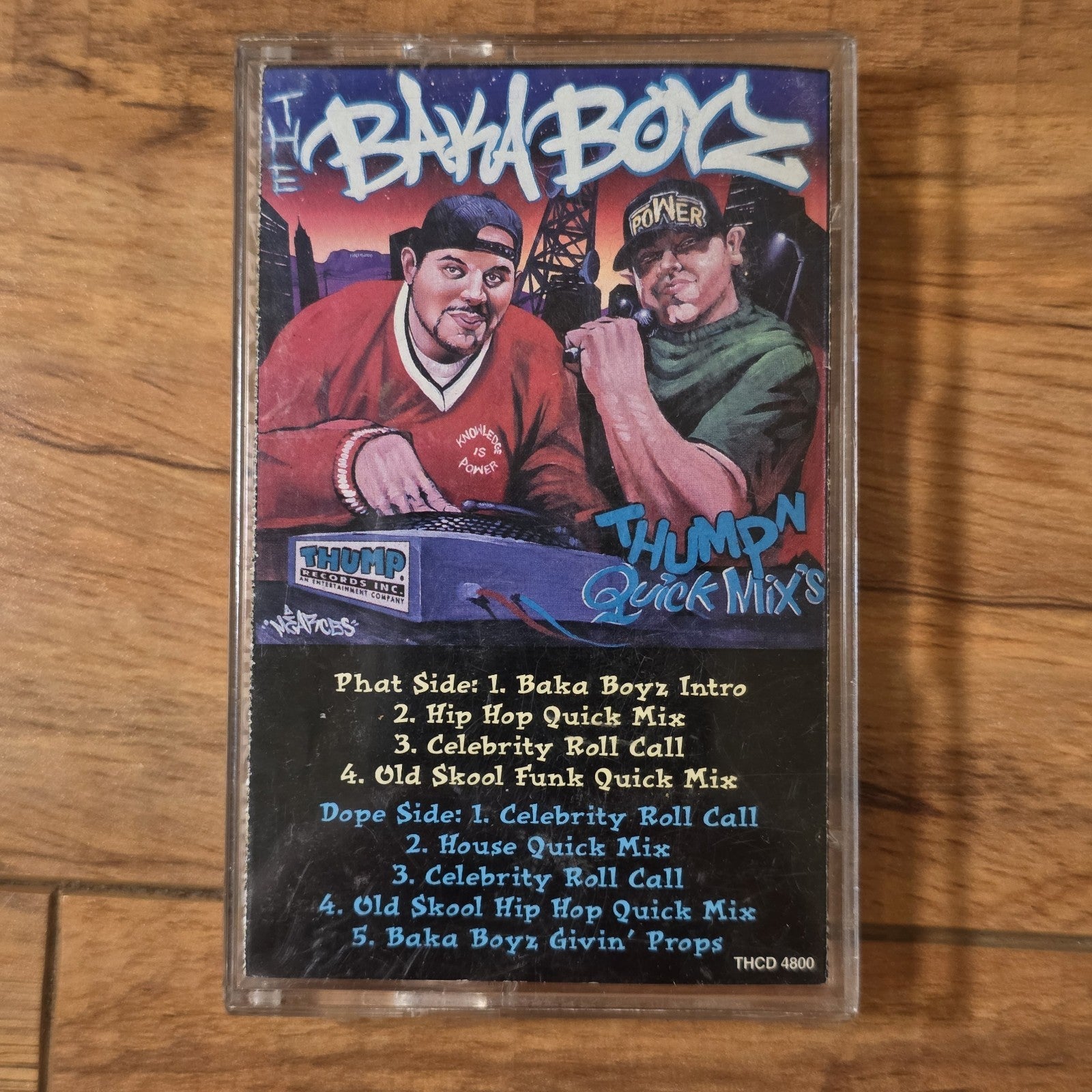 Baka Boyz - Thump'n Quick Mixes Comp 1994 Hip Hop Cassette Thump Rare HTF