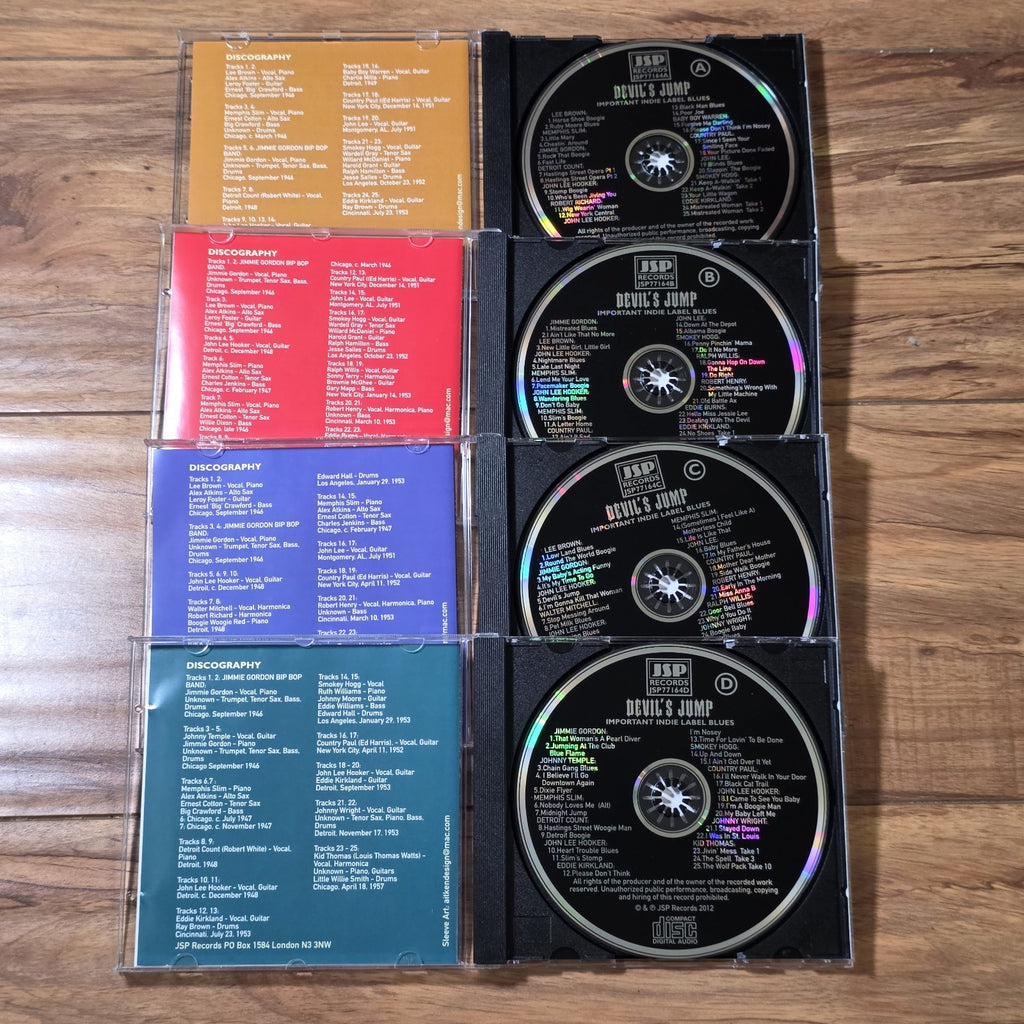 The Devil’s Jump Indie Label Blues 1946-1952 4-CD Box Set Rare HTF