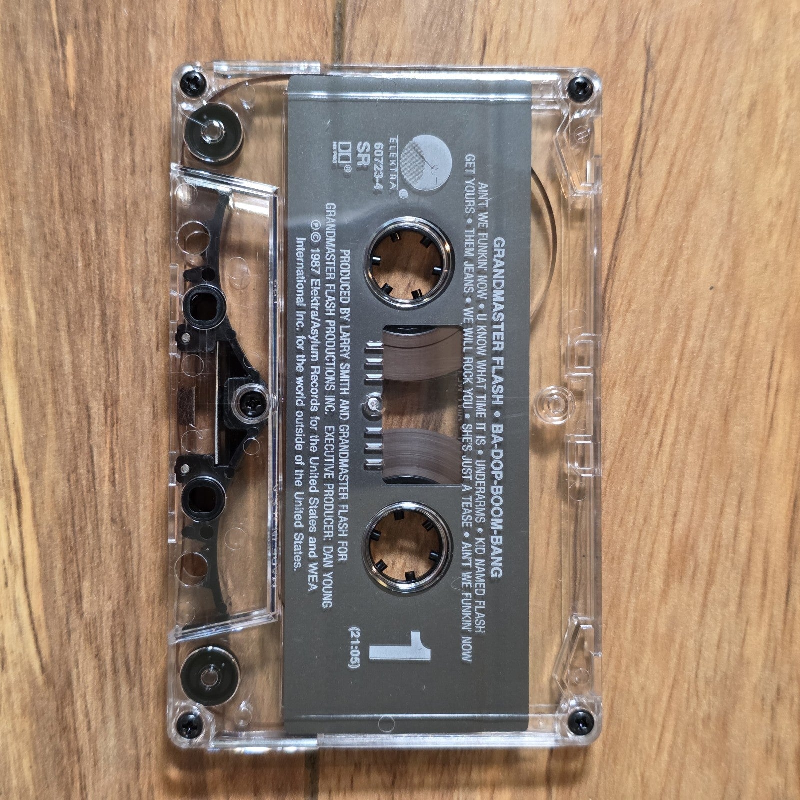 Grandmaster Flash - Ba-Dop-Boom-Bang Album 1987 Hip Hop Cassette Elektra