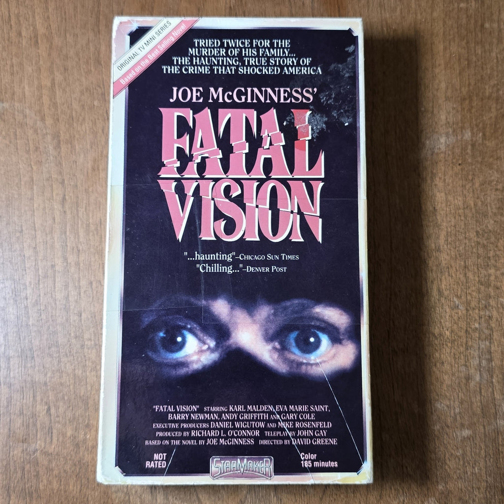 Fatal Vision 1984 VHS David Greene Crime Drama 1987 Karl Malden Eva Marie Saint