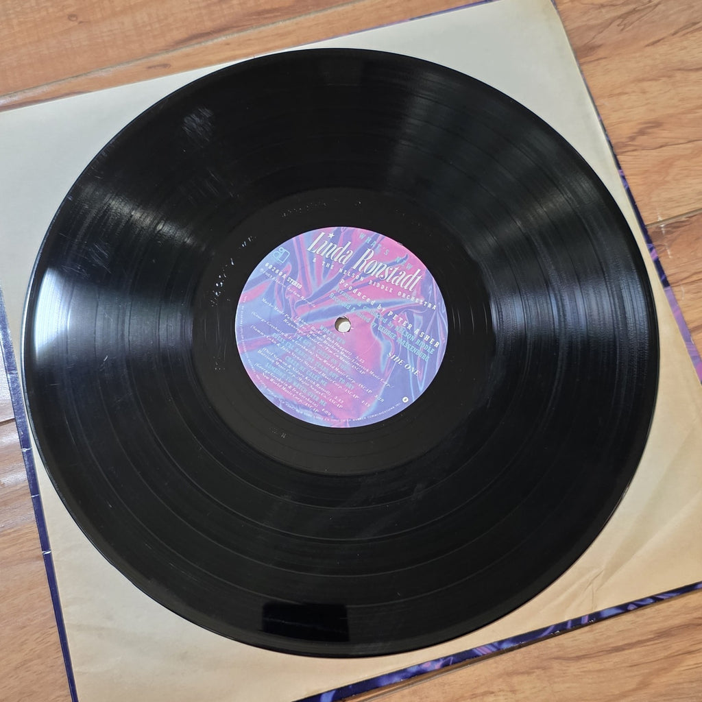 Linda Ronstadt & The Nelson Riddle Orchestra - What's New Vinyl LP 1983 Jazz VG