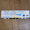 Luvdup Train Ticket Rave Flyer Hollywood Los Angeles Trance EDM Acid 90s Vintage