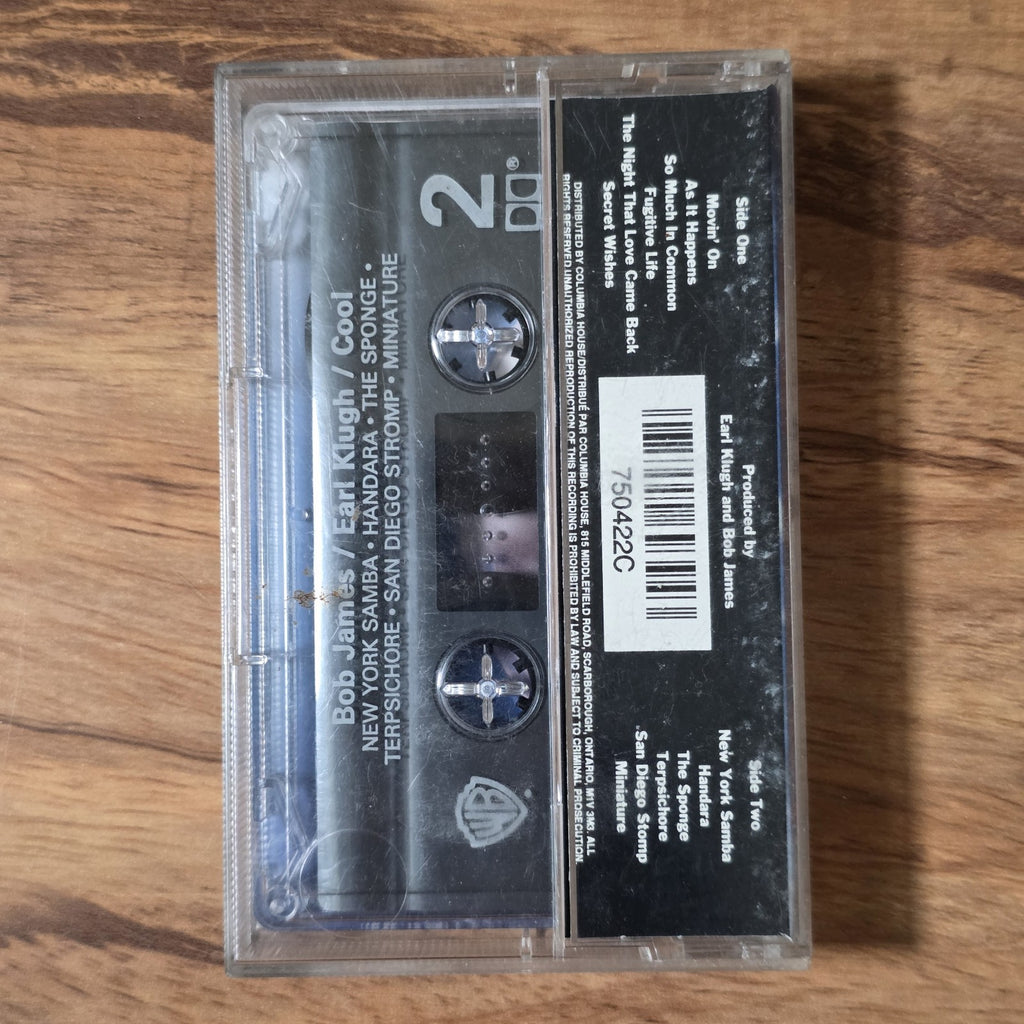 Bob James Earl Klugh - Cool Audio Cassette Tape Warner Music 1992 Jazz Smooth