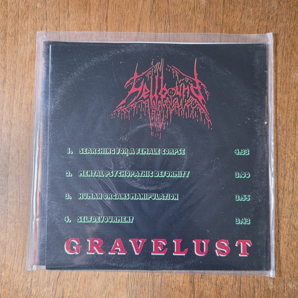 Hellbound - Gravelust CD Album 1997 Death Metal Grind Wild Rags Records Rare HTF