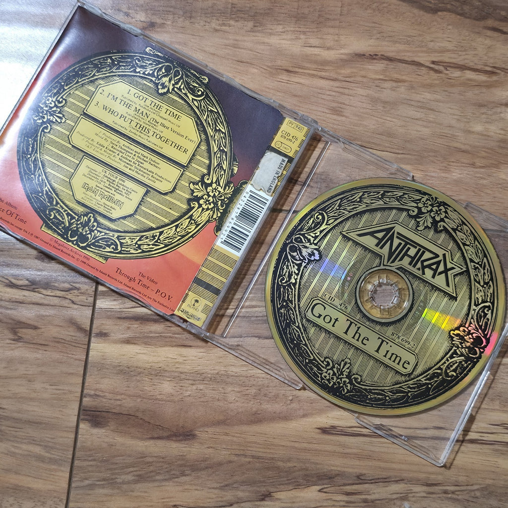 Anthrax - Got the Time CD Single 1990 Thrash Metal Import Rare HTF