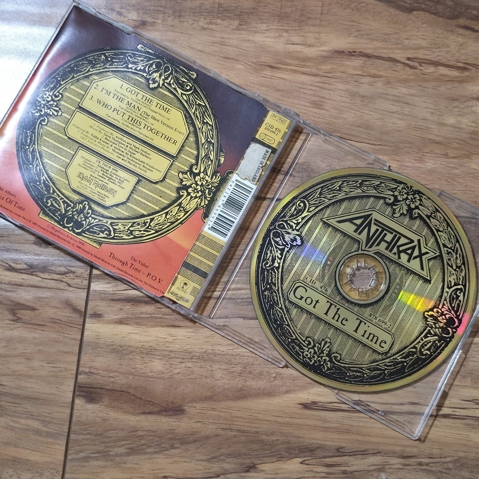 Anthrax - Got the Time CD Single 1990 Thrash Metal Import Rare HTF