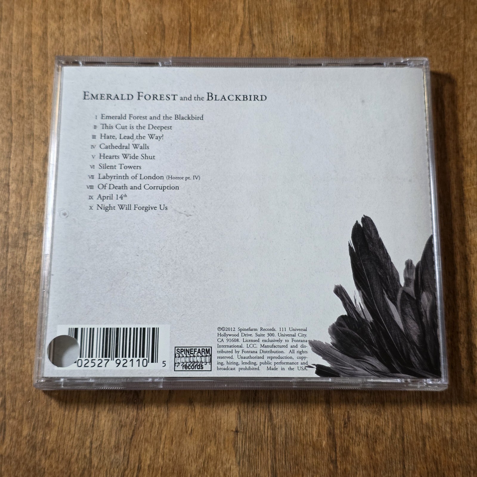 Swallow the Sun - Emerald Forest and the Blackbird CD Album 2012 Doom Metal HTF